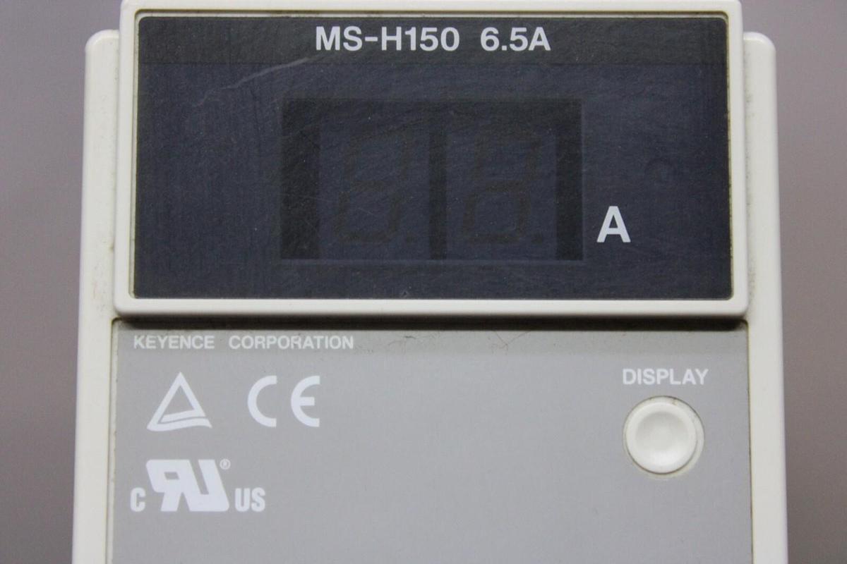 Used KEYENCE POWER CONTROLLER MS-H150 6.5 AMP **WARRANTY INCLUDED**