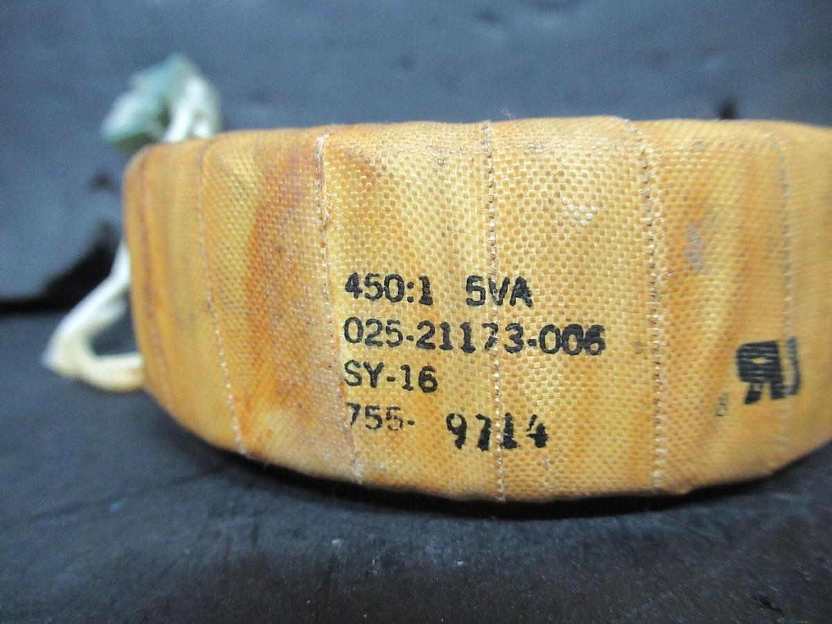 Used UNBRANDED CURRENT TRANSFORMER 025-21173-006 450:1 AMP RATIO 5 VA **WARRANTY**