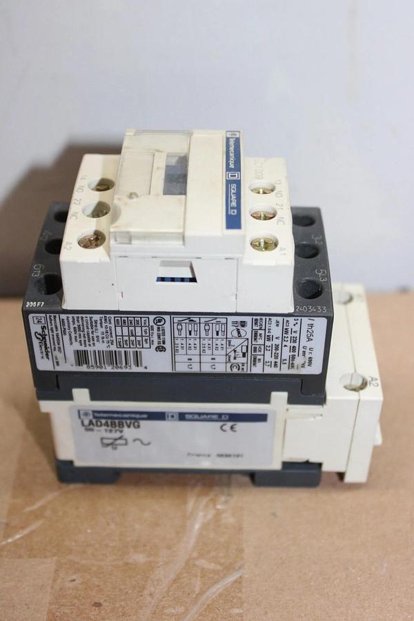 Used TELEMECANIQUE CONTACTOR LC1D09 600 VAC 25 AMP 7.5 HP **WARRANTY**