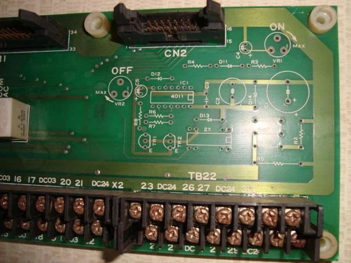 Used EBARA CORP CONTROLLER CIRCUIT BOARD MODEL: RAD015-95053 REVO BOARD