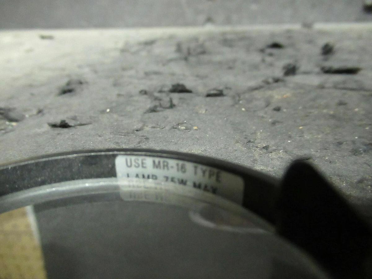 Used LIGHTOLIER 9175BK LYTESPAN MINIFORM SHALLOW RING MR-16 TYPE 75 WATT MAX LAMPS