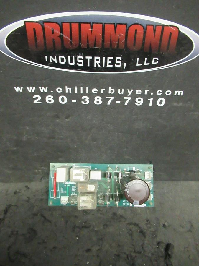 Used TOSHIBA PC MFG FUI 45723 A REV B F 5 AMP 500 VDC RELAY CAPACITOR CIRCUIT BOARD