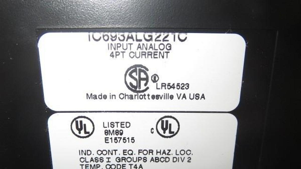 Used GE FANUC 90-30-- INPUT ANALOG--IC693ALG221C **WARRANTY INCLUDED**
