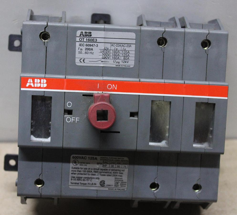 Used SQUARE D NEHB E1 SERVICE PANELBOARD NEHB-30435-1 480Y/277 VAC 125 AMP