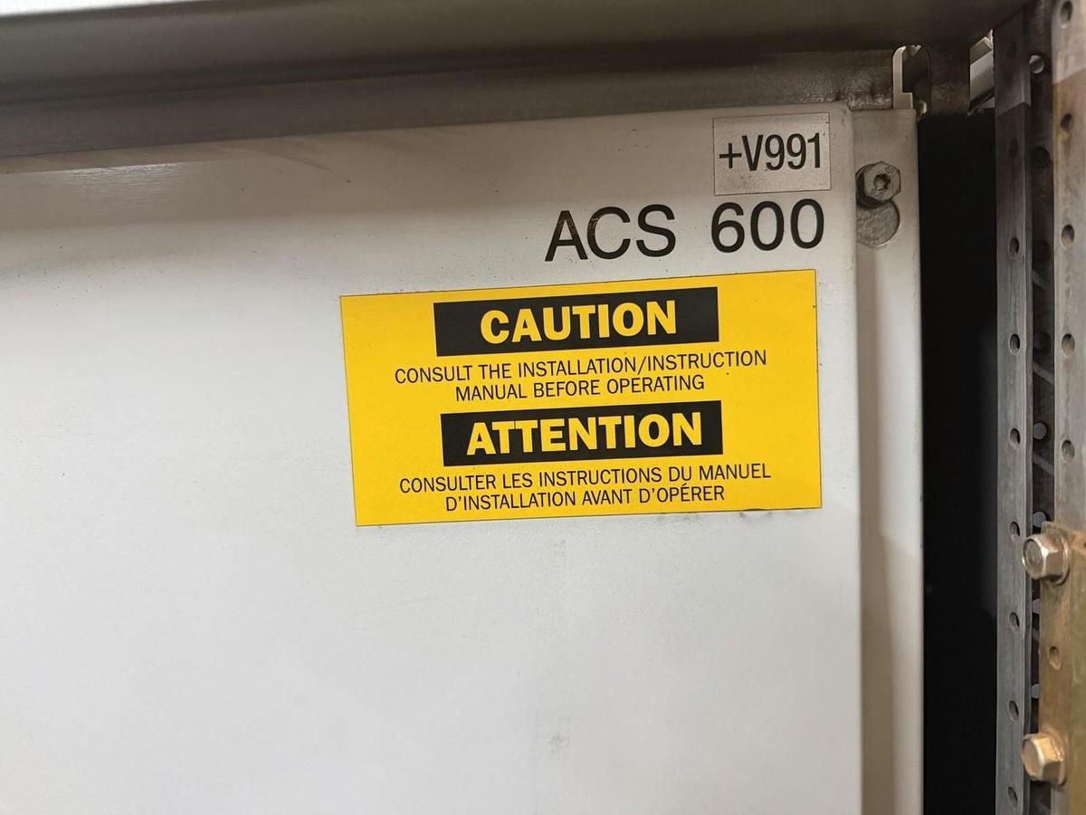 Used ABB MULTI SPEED DRIVE CABINET ACS627-0490-5-00EB1200802 3-PHASE 593 AMP 480 VAC