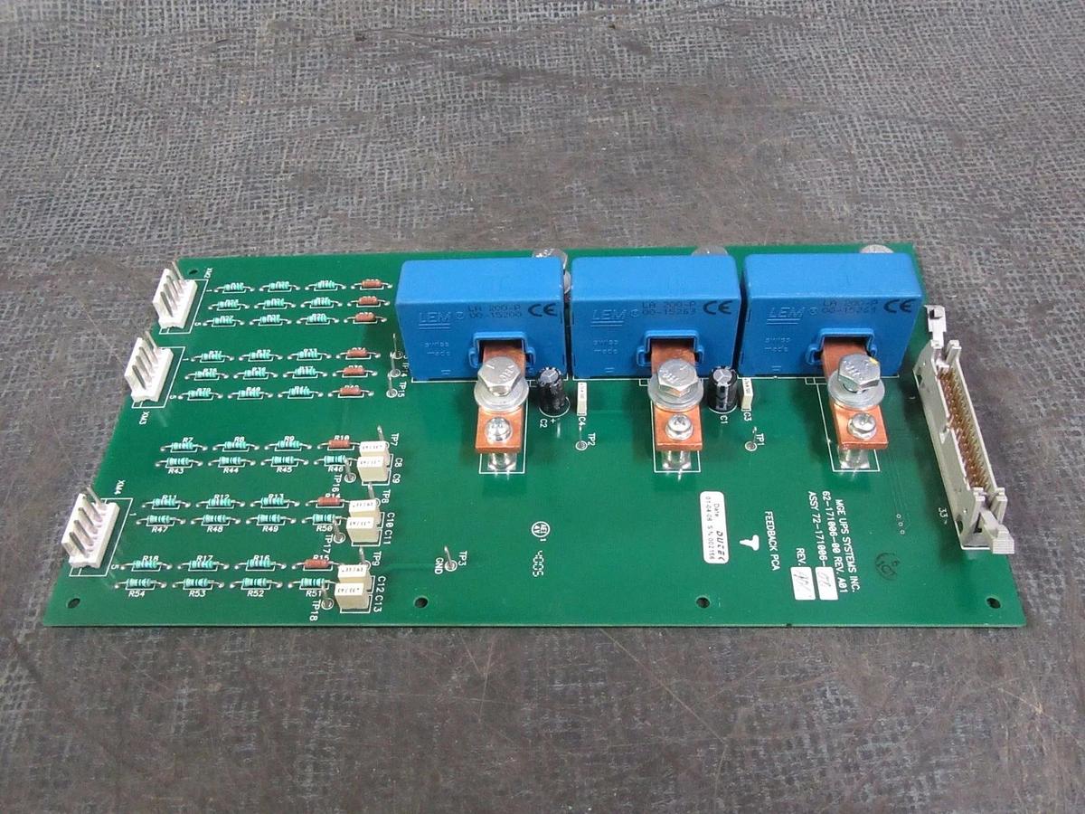 Used MGE UPS SYSTEMS FEEDBACK PCA CIRCUIT BOARD MODEL: 62-171006-00 ; 72-171006-00