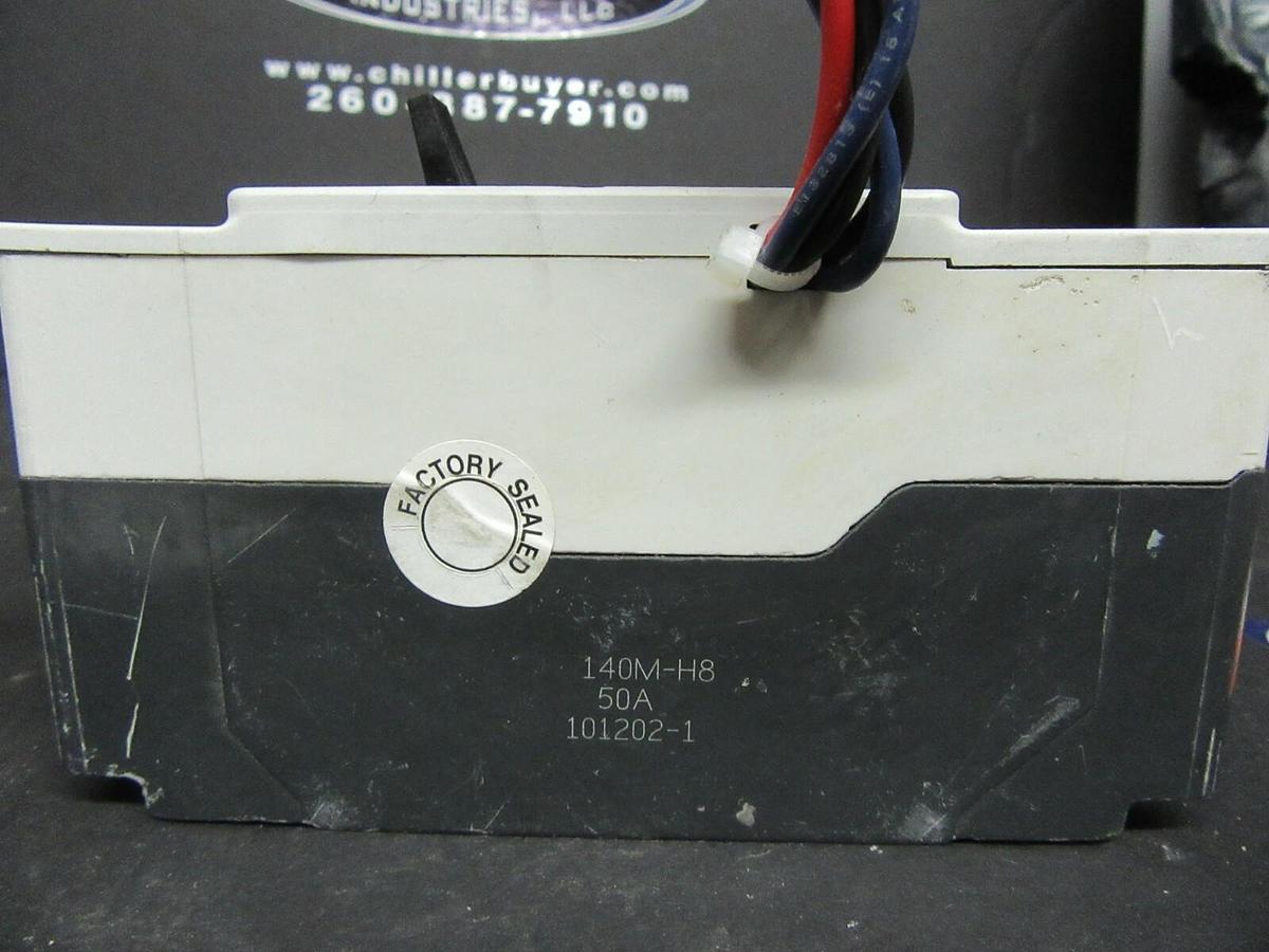 Used 50 AMP ALLEN BRADLEY BREAKER 140M-H8P-C50 3 POLE 600 VAC **WARRANTY INCLUDED**