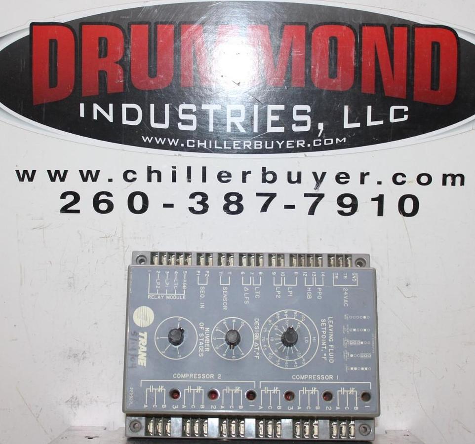 Used TRANE CHILLER CONTROL MODULE 229927L W7900A10006 24 VOLT 12 VA **WARRANTY**