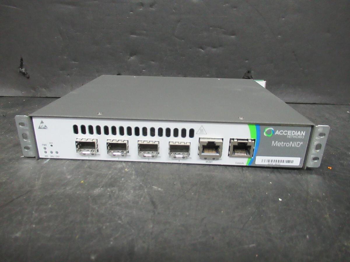 Used ACCEDIAN METRONID GT-S DC NETWORK INTERFACE 501-050-01 4-PORT *WARRANTY**