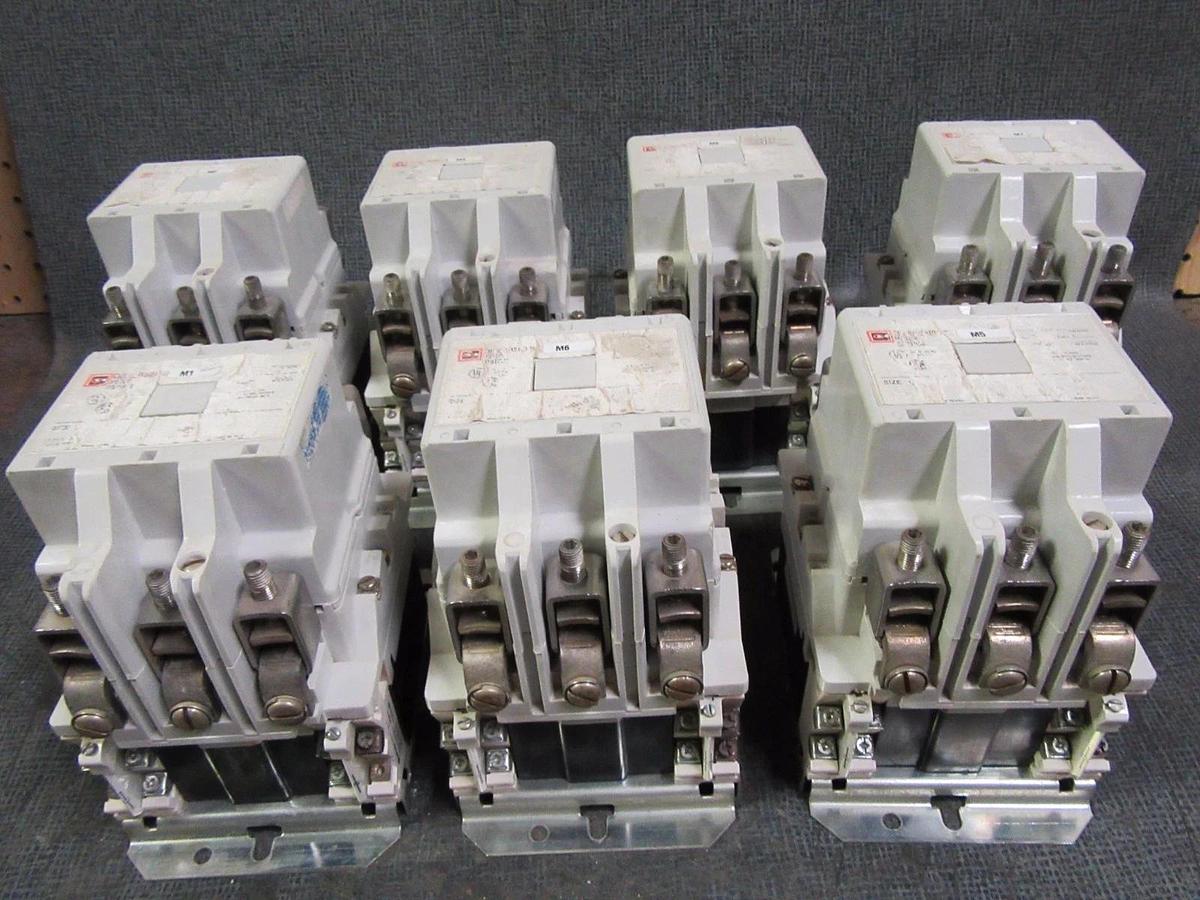Used (1) CUTLER HAMMER A201KECA-J1 CONTACTOR SIZE E 120 AMP 600V 3 PHASE 110-120V