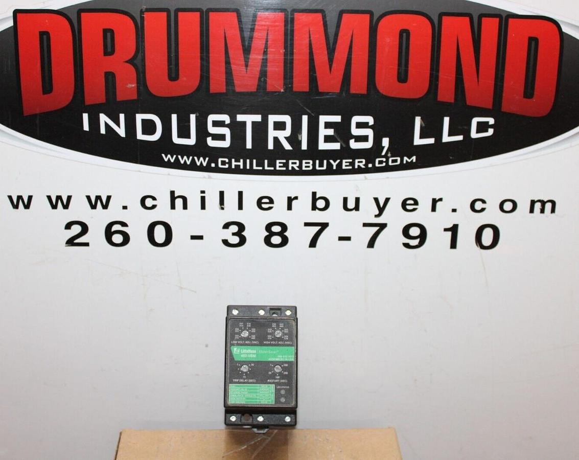 Used LITTELFUSE 3-PHASE VOLTAGE MONITOR MOTOR SAVER RELAY 460-VBM 480 VAC 10 AMP
