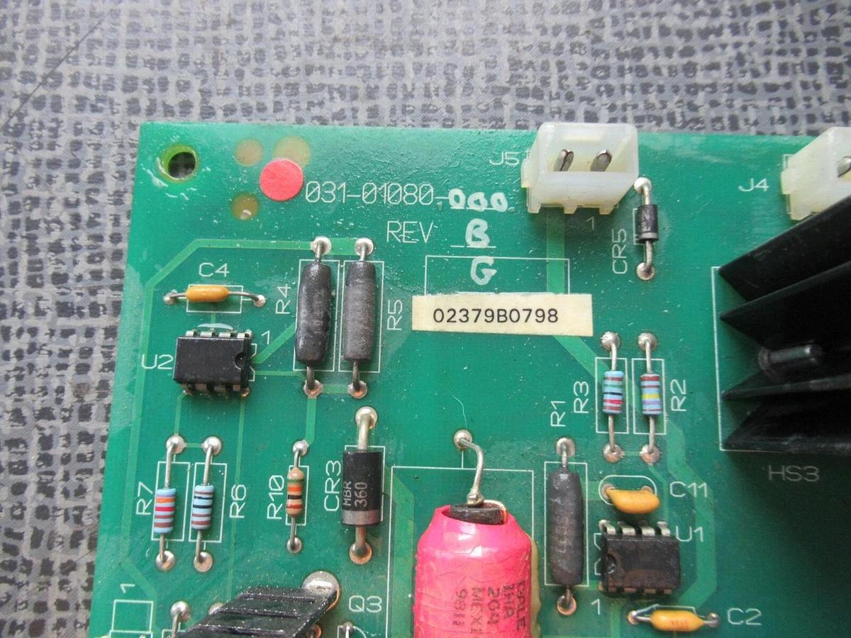 Used YORK CIRCUIT BOARD 031-01080-000 REV B **WARRANTY INCLUDED**