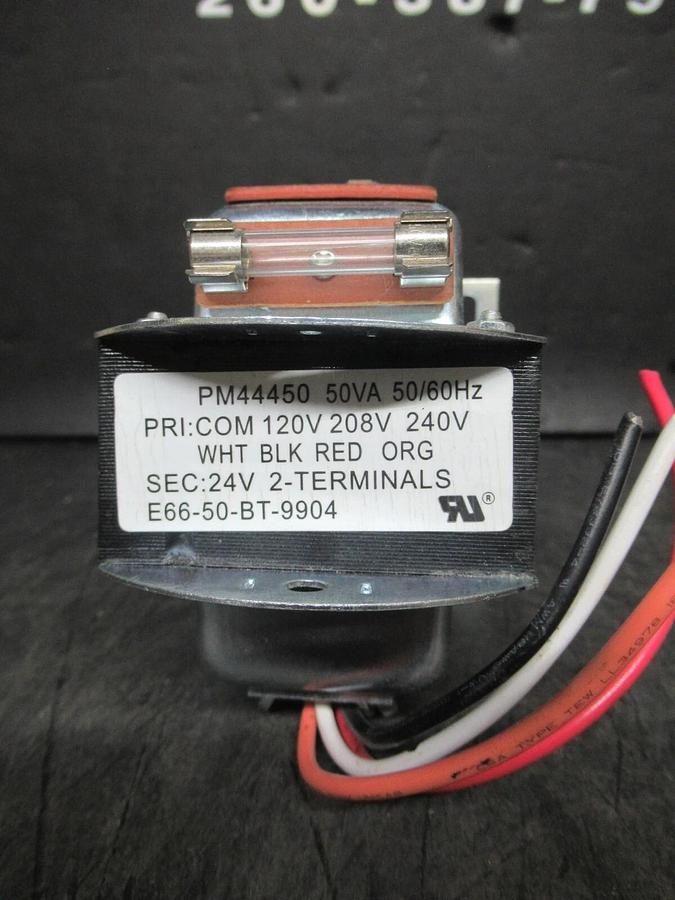 Used PACKARD ELECTRONICS TRANSFORMER BE122775GEK 50 VA PRI: 120-240 VAC SEC: 24 VAC