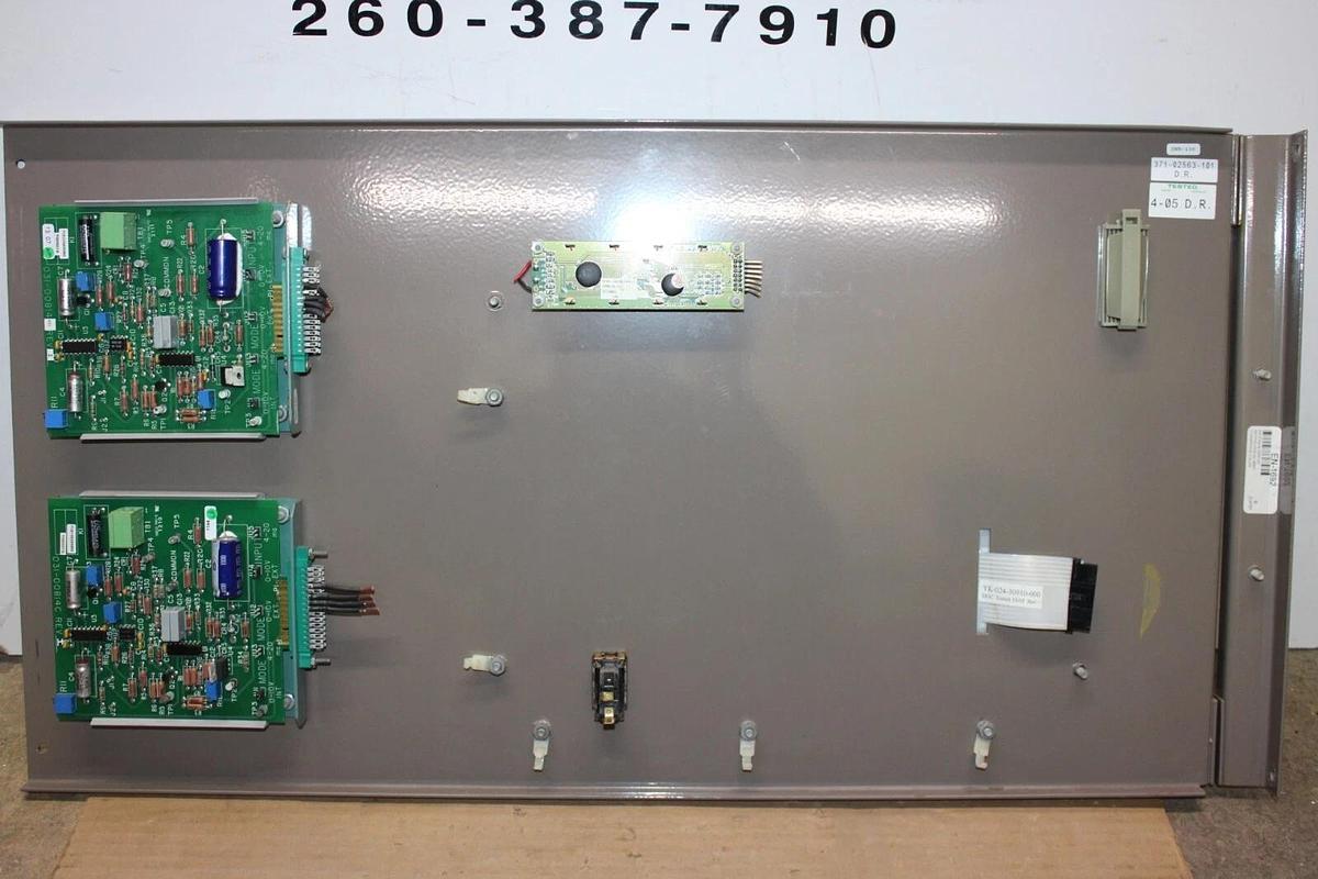 Used YORK MILLENNIUM SCREW CHILLER CONTROL PANEL 371-02563-101 W/ 031-00814000
