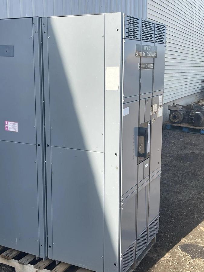 Used (1) SQUARE D SERVICE DISCONNECT 1600 AMP 300 VDC 1-PHASE 2-WIRE **WARRANTY**