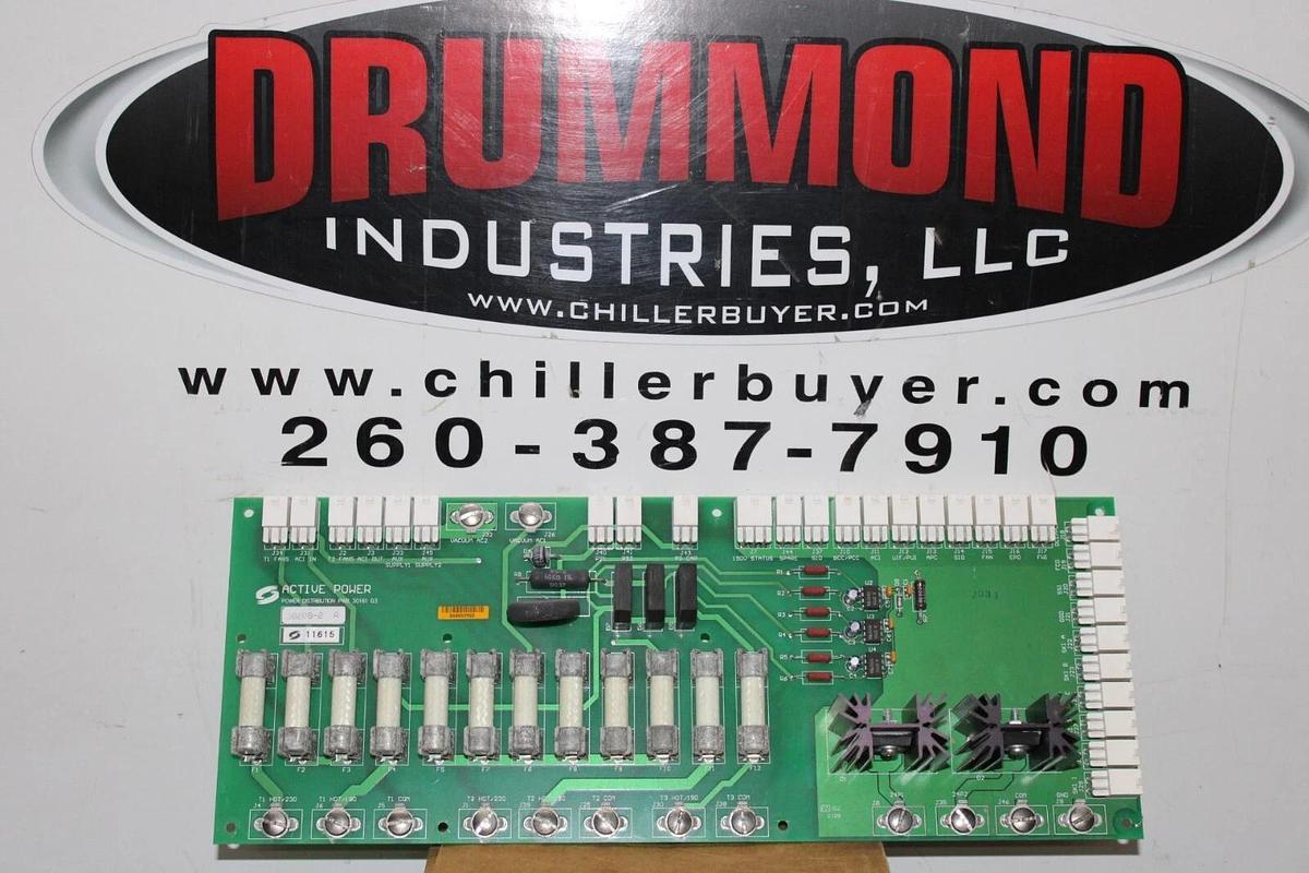 Used ACTIVE POWER POWER DISTRIBUTION BOARD 30161-03 30208-2 REV. A **WARRANTY**