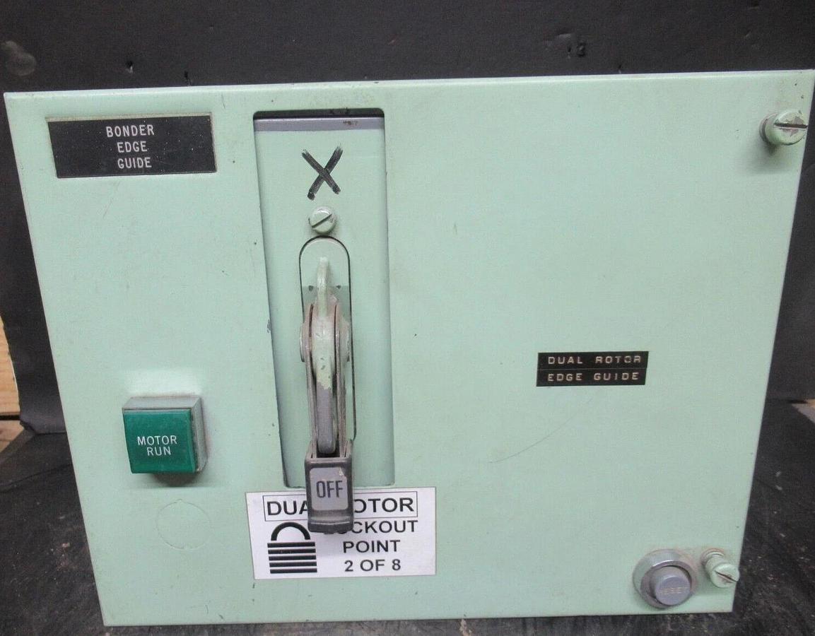 Used ALLEN BRADLEY MOTOR CONTROL BUCKET 12" NEMA SIZE 0 STARTER 509-A0D 600 V 18 AMP