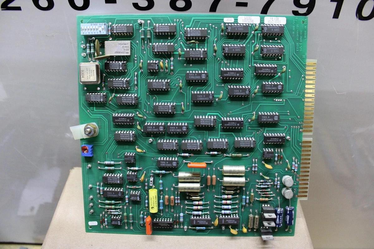 Used EXIDE CIRCUIT BOARD GT & SYNC OSC 118-302-724-P2 101072910-R6 **WARRANTY**
