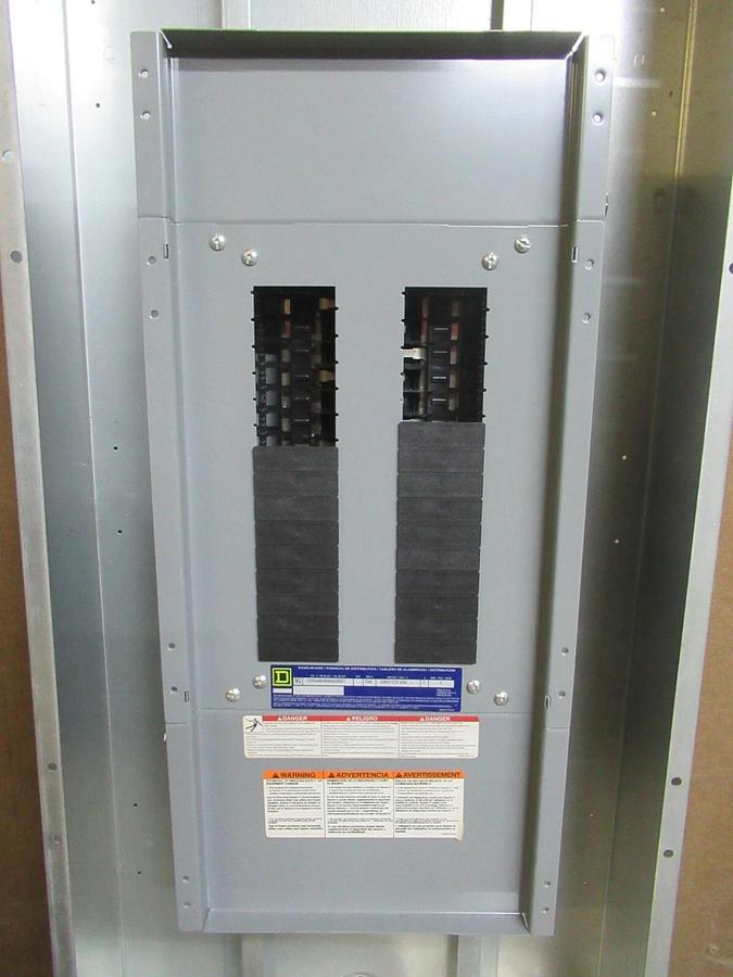 Used SQUARE D NQOD FRAME SERVICE PANEL 250 AMP 208/120 VOLT 30-SLOT 3-PHASE TYPE 1