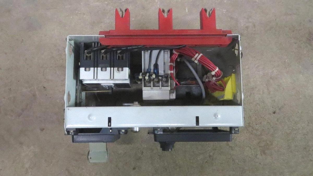 Used WESTINGHOUSE MCC 12" BUCKET WITH 3 AMP HCMP BREAKER & ADV NEMA SIZE 1 STARTER