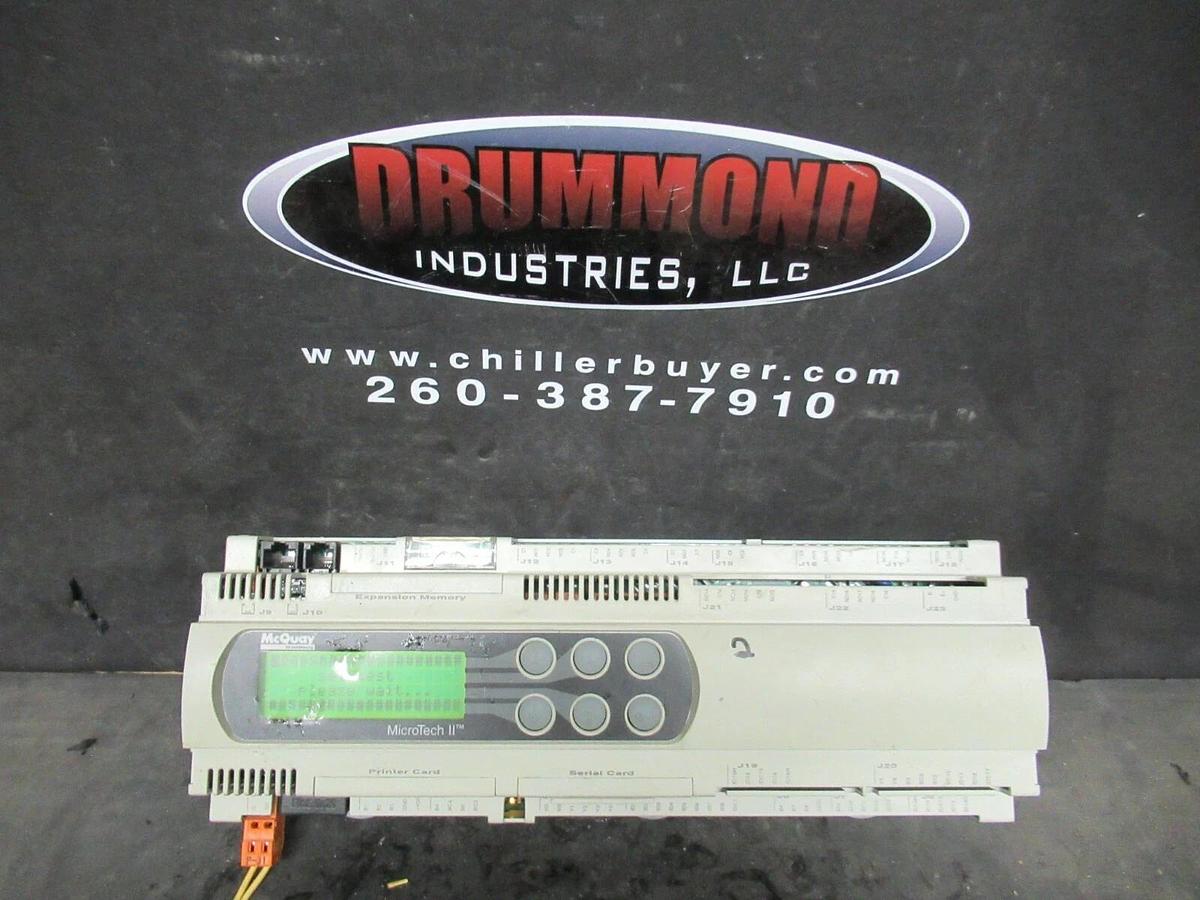 Used MCQUAY CAREL 2005 MICROTECH II VER. AGSD30101D MODEL: PCO2MQ3BM0 REV. 1.510