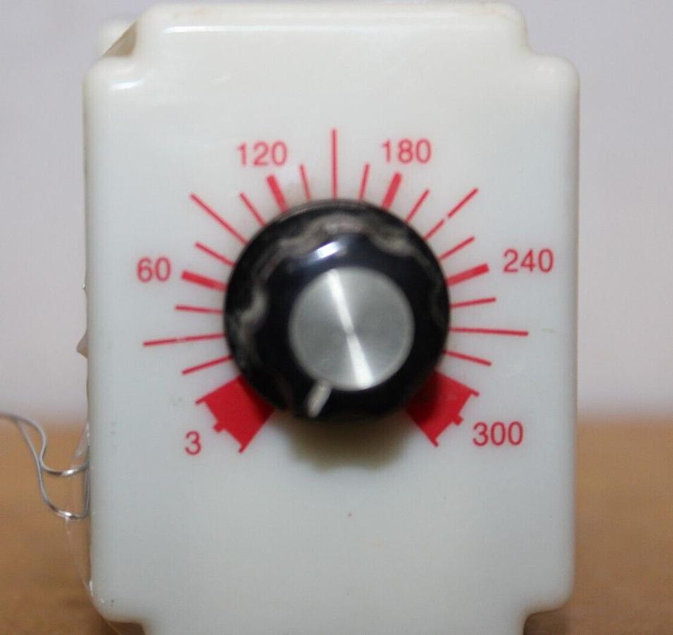 Used DAYTON TIME DELAY RELAY 6X605E 120/240 VAC 10 AMP 3-300 SEC **WARRANTY**