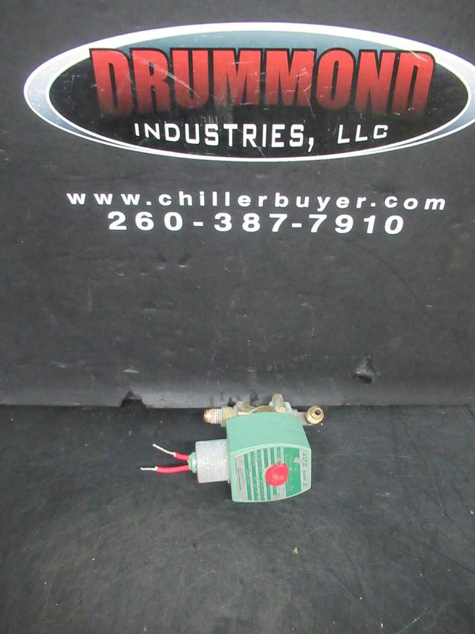 Used ASCO REDHAT II SOLENOID VALVE 8262G013 8.1 WATT 1/4" DIAMETER #4 OIL AT 40 PSI