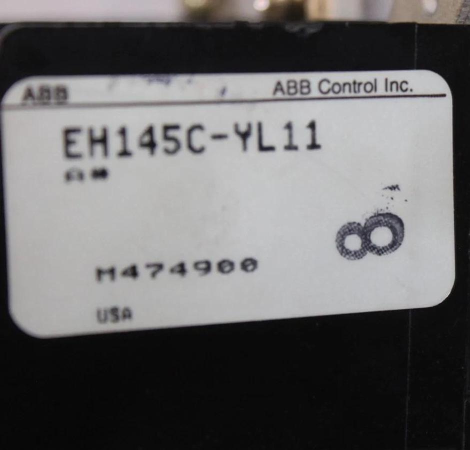 Used ABB CONTACTOR EH145C-YL11 200 AMP 600 VAC 3-POLE 125 HP COIL: 24 VDC