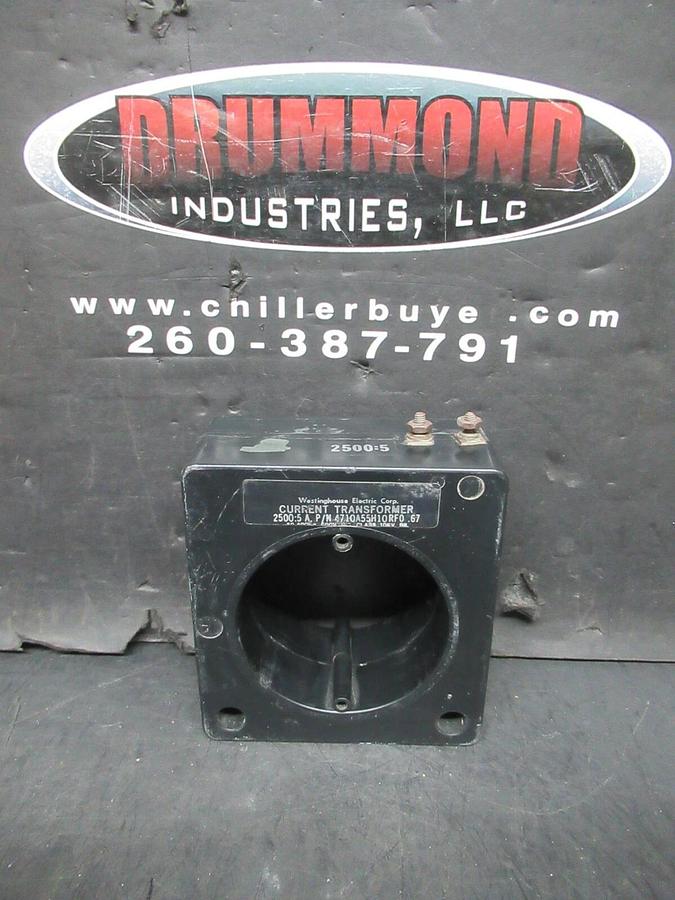 Used WESTINGHOUSE CURRENT TRANSFORMER 4710A55H10 2500:5 50-400 HZ 600 VOLT 10 KV