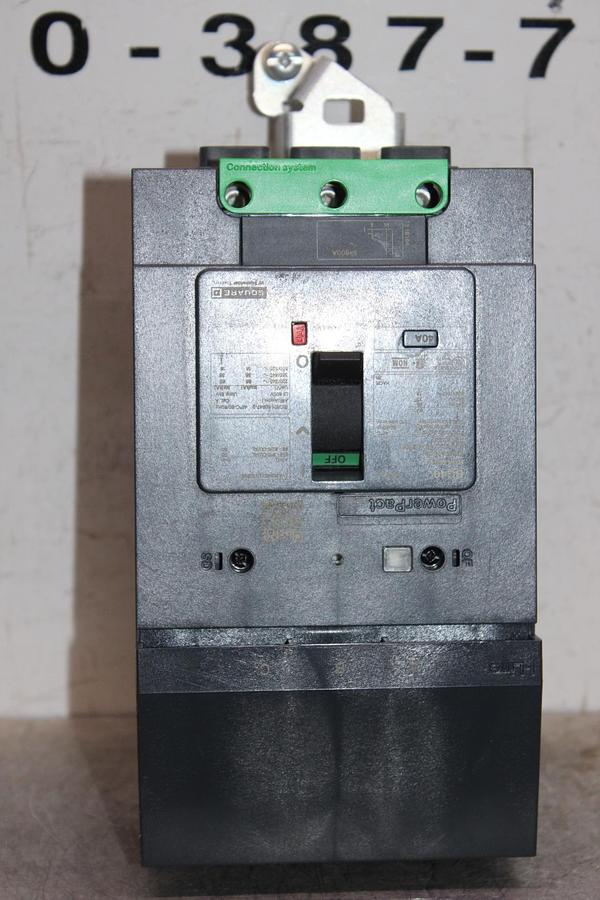Used SQUARE D POWERPACT I-LINE CIRCUIT BREAKER BGA36030 30 AMP 600 VAC 3-POLE