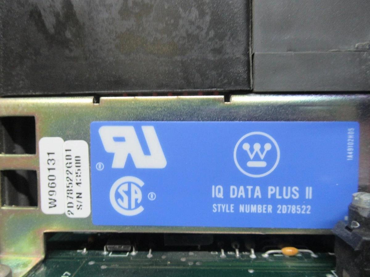 Used WESTINGHOUSE THREE PHASE POWER SUPPLY MODULE IQ DATA PLUS II 2D78522 9966D75G01