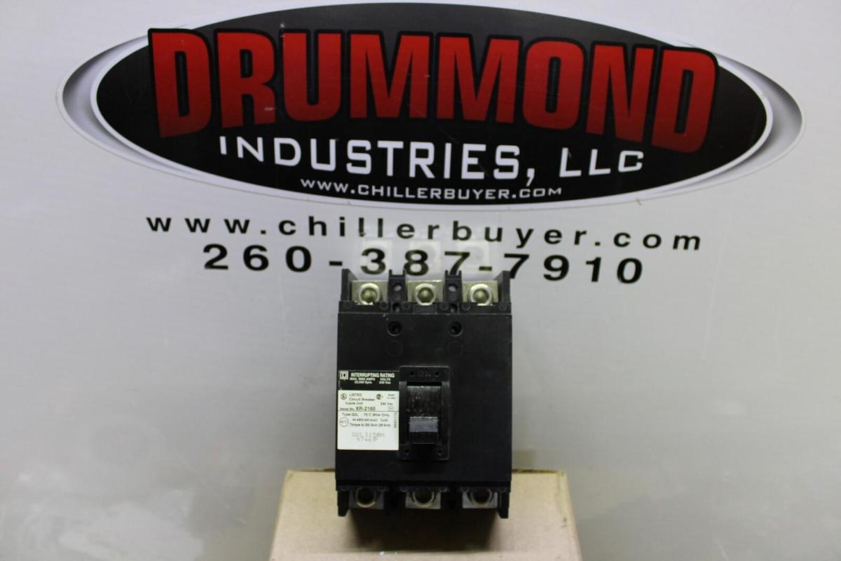 Used SQUARE D CIRCUIT BREAKER Q2L3150H 3-POLE 240 VAC 150 AMP **WARRANTY**