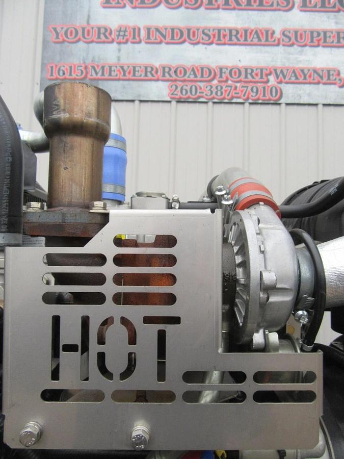 Used 2020 30KW DIESEL GENERATOR GENERAC 120/240 VOLT SINGLE PHASE 75 HR PERKINS 30 KW