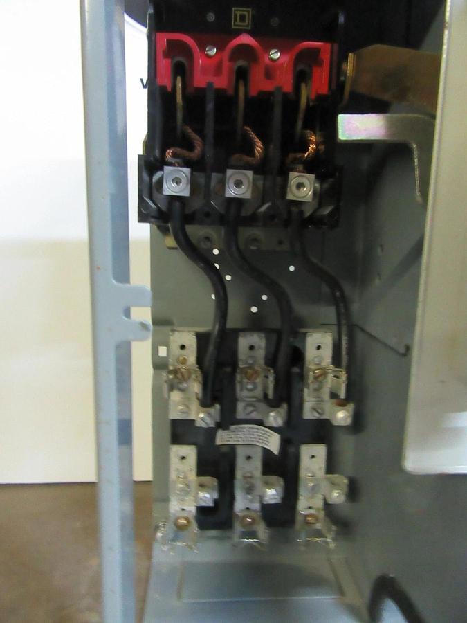 Used SQUARE D TWIN MCC FUSIBLE STARTER BUCKET 18" MODEL: 4 8998-KK-416 SER. A