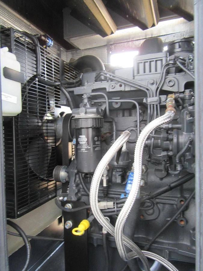 Used 48 KW DIESEL GENERATOR GENERAC 120/240 V FPT 346 HRS SOUND ENCLOSED VIDEO 50 KW