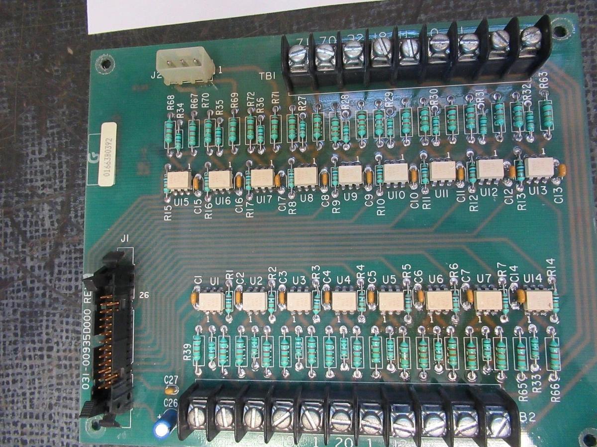 Used YORK 031-02479-001 REV D CONTROL RELAY BOARD **WARRANTY**