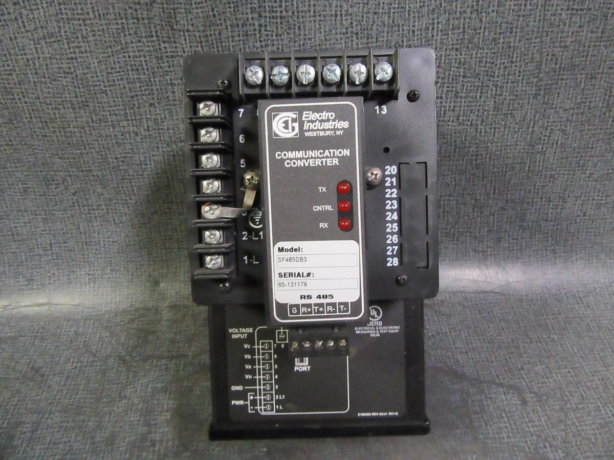 Used ELECTRO INDUSTRIES FUTURA + SERIES CPU1000 MULTIFUNCTION POWER 1200/5A