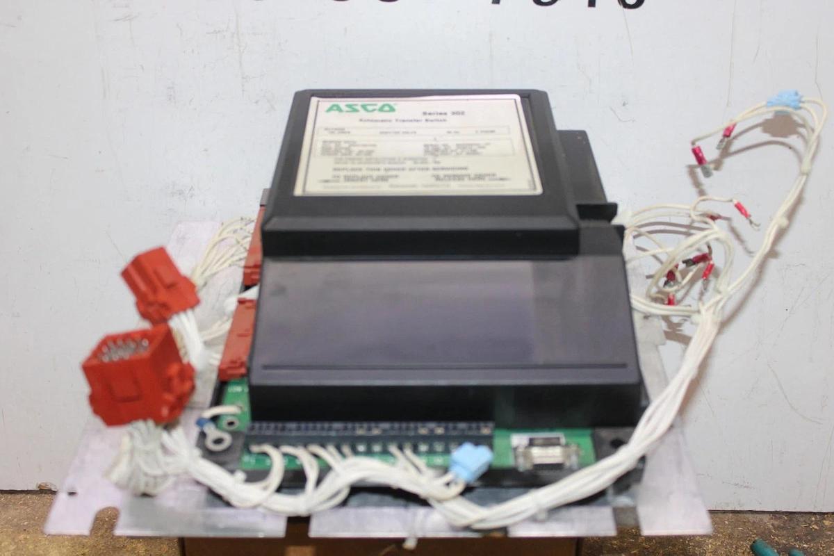 Used ASCO AUTOMATIC TRANSFER SWITCH SERIES 302 302C1527HC 208V 150 AMP 3-PHASE