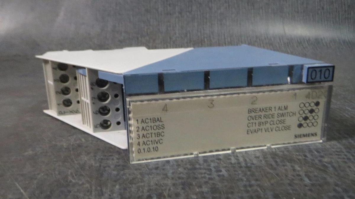 Used SIEMENS APOGEE POINT TERMINATION MODULE WITH BASE  MODEL: PTM6.4D20 **WARRANTY**