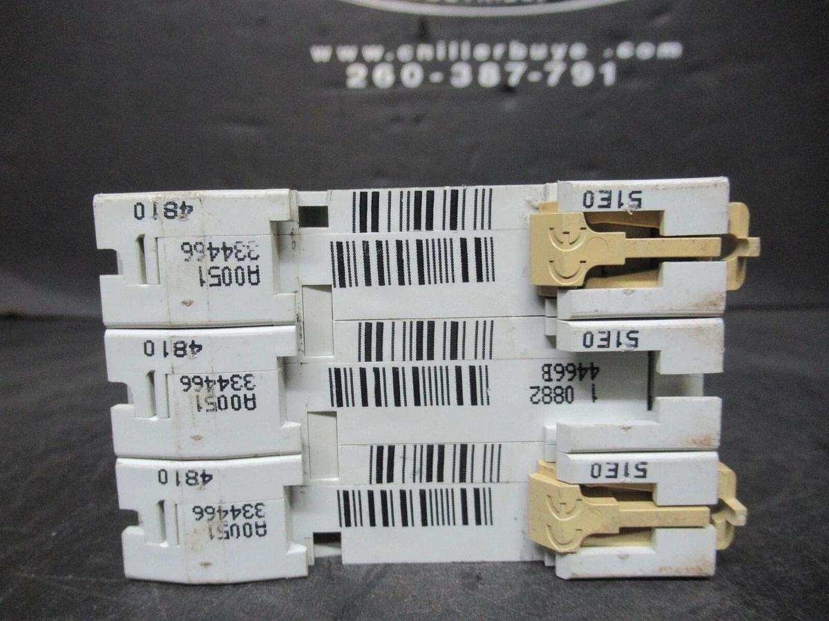 Used MERLIN GERIN THREE POLE BREAKER 24466 MULTI 9 C60N 10A-TYPE C 10 AMP 480 VAC