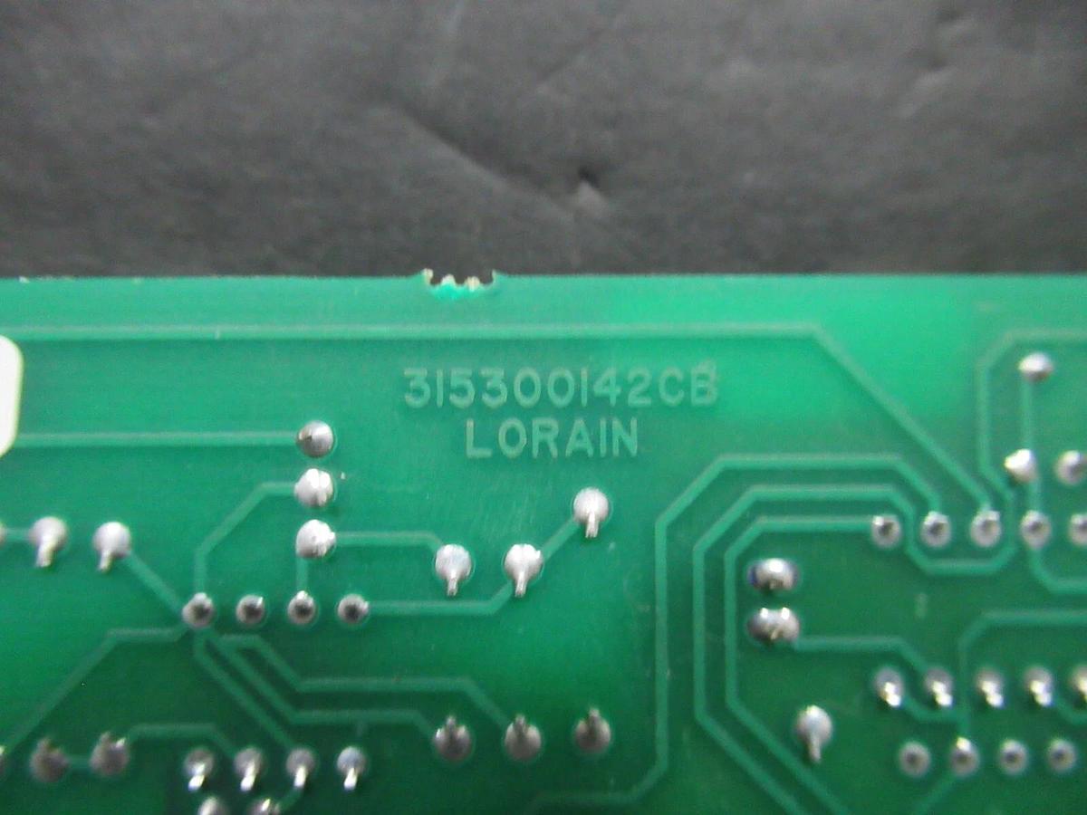 Used LORAIN CIRCUIT BOARD 315300142CB / 433800164 *WARRANTY INCLUDED*