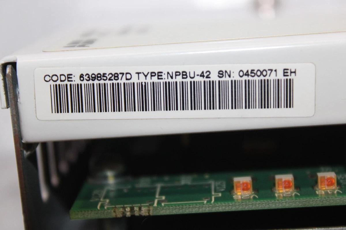 Used ABB DRIVE PPCS 4-CHANNEL BRANCHING UNIT NPBU-42 63985287D **WARRANTY**