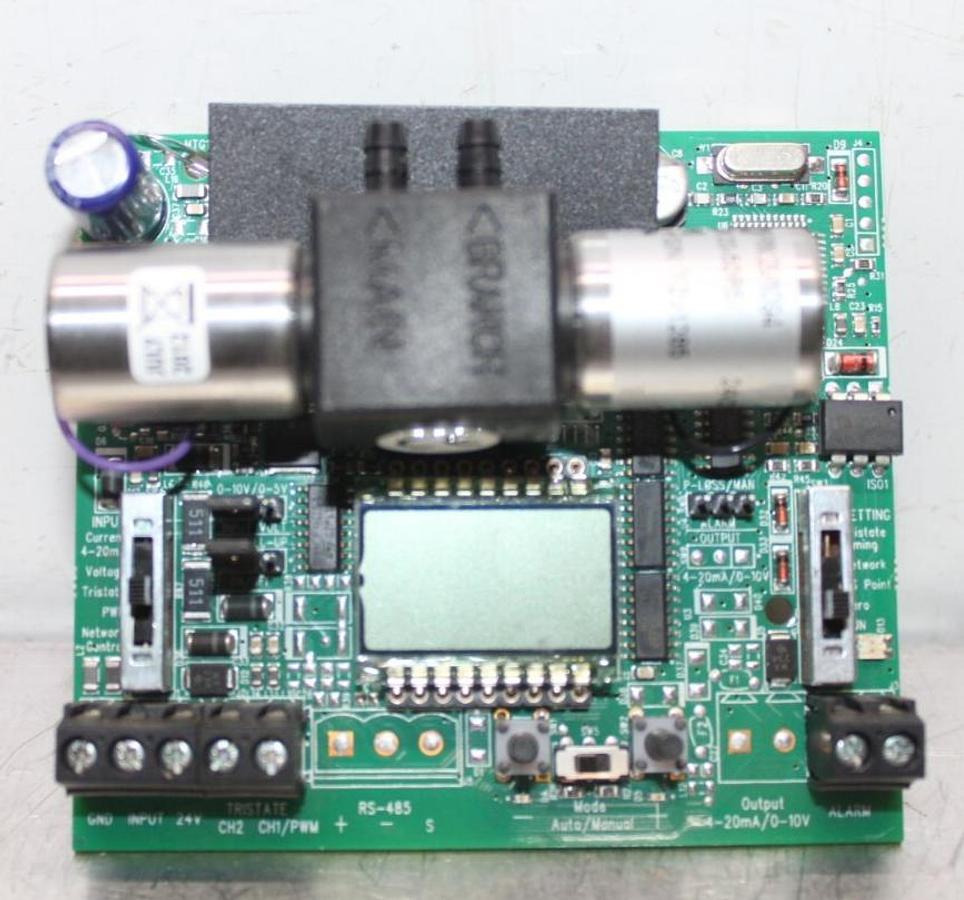 Used VERIS TECHNOLOGIES PRESSURE TRANSDUCER BOARD Z203627-0H W/ ASCO 291094