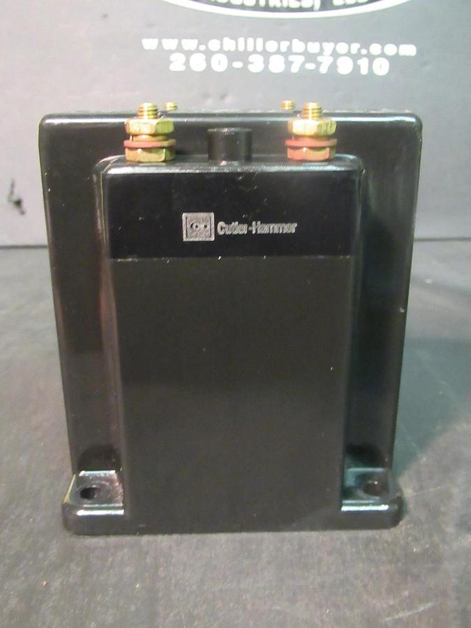 Used CUTLER HAMMER POTENTIAL TRANSFORMER 4714A56H06 RATIO 4:1 480 VAC 50/60 HZ 7.5 VA