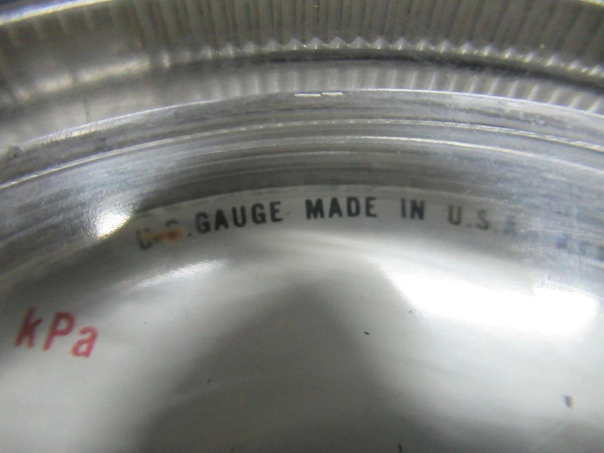 Used US AIR PRESSURE GAUGE AX14010369-01 200 kPA / 30 PSI **WARRANTY INCLUDED**