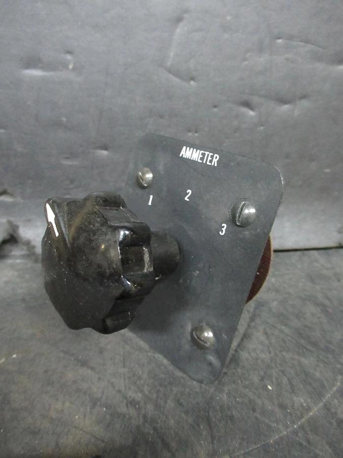 Used ELECTROSWITCH SERIES 31 CONTROL SWITCH 3109C 3-PHASE 125-600 VAC 10-3 AMP