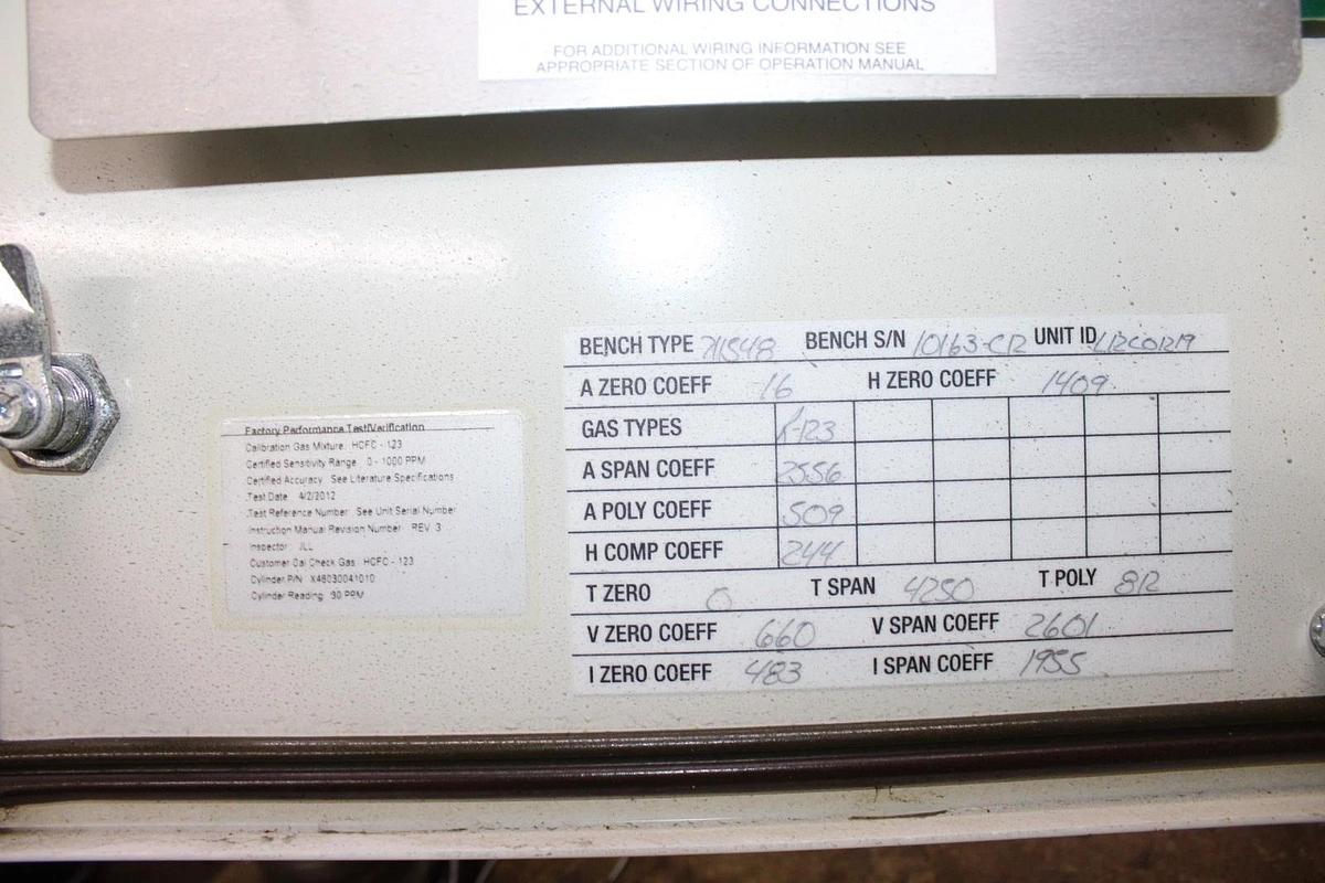 Used TRANE TRUSENSE MG REFRIGERANT 123 MONITOR RMWERP411D01001AB ENCL 4/12