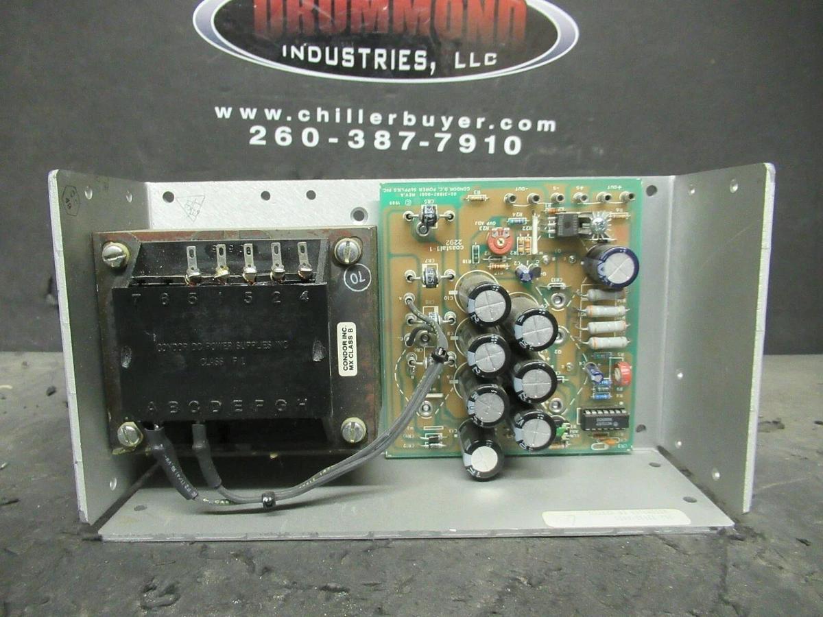 Used CONDOR POWER SUPPLY CP1200 163-901-016 120/240 VAC INPUT TO 21.5 VDC OUTPUT