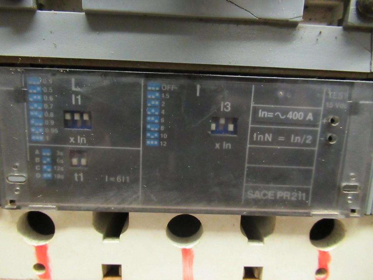 Used 400 AMP ABB BREAKER S5H 3 POLE 600VAC W/ AUXILIARY SWITCH **WARRANTY INCLUDED**