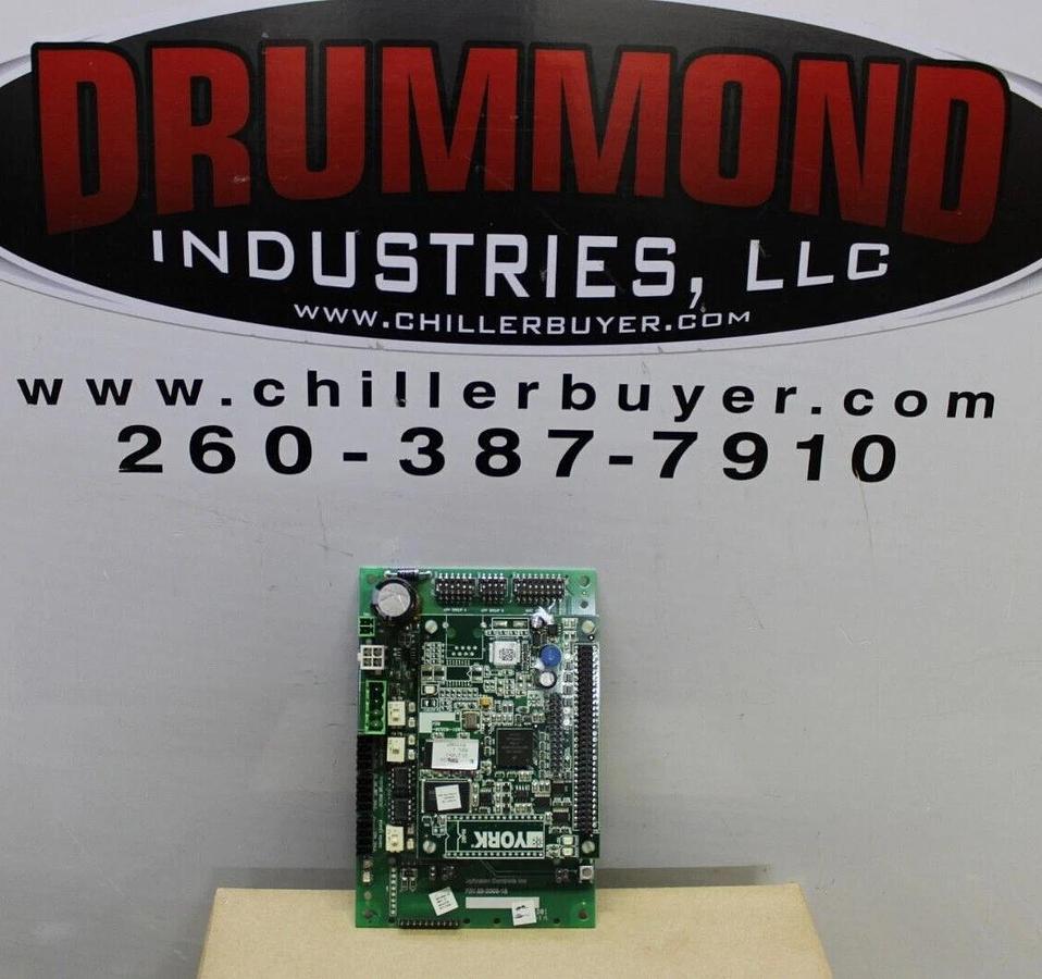 Used YORK STACKED CHILLER INTERFACE BOARD 25-2698-18 REV. D W/ 25-2783-1 REV. J